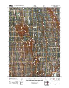Applegate Butte 2011 topographic map thumbnail