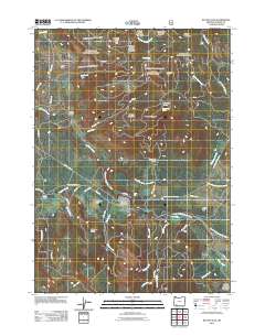 Butte Falls 2011 topographic map thumbnail