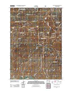 Brannan Gulch 2011 topographic map thumbnail