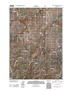 Bridge Creek Draw 2011 topographic map thumbnail