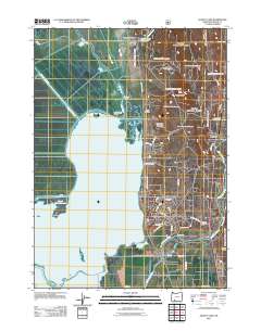 Agency Lake 2011 topographic map thumbnail