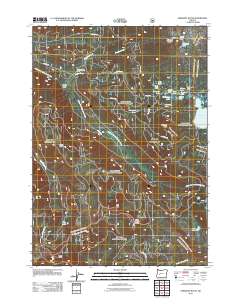 Emigrant Butte 2011 topographic map thumbnail