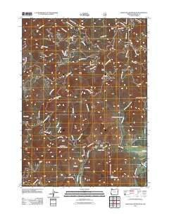 Eight Dollar Mountain 2011 topographic map thumbnail