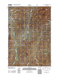 Clevenger Butte 2011 topographic map thumbnail