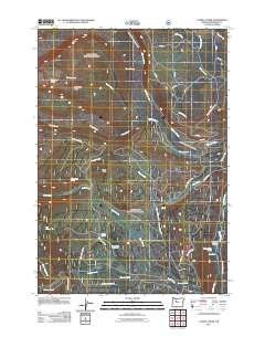 Candle Creek 2011 topographic map thumbnail