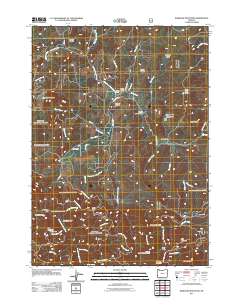 Barklow Mountain 2011 topographic map thumbnail