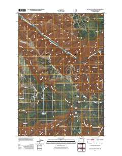 Blalock Mountain 2011 topographic map thumbnail