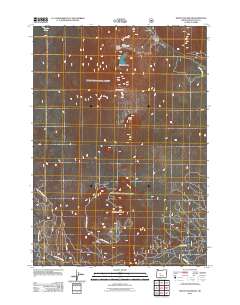 Mount Bachelor 2011 topographic map thumbnail