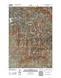 Balm Creek Reservoir 2011 topographic map thumbnail
