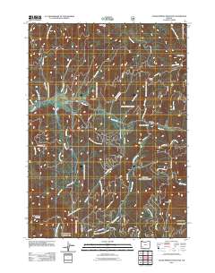Cedar Springs Mountain 2011 topographic map thumbnail