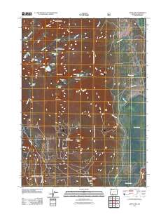 Aspen Lake 2011 topographic map thumbnail