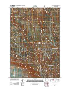 Gasset Bluff 2011 topographic map thumbnail