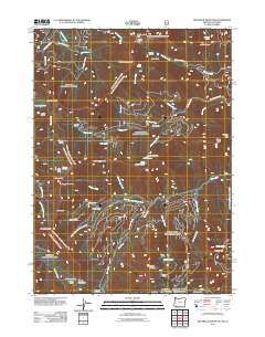 Grayback Mountain 2011 topographic map thumbnail