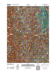 Crane Mountain 2011 topographic map thumbnail