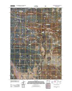 Foreman Point 2011 topographic map preview