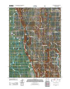 Fort Klamath 2011 topographic map thumbnail