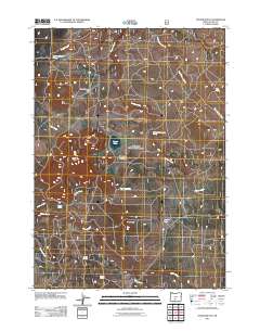 Foster Butte 2011 topographic map thumbnail