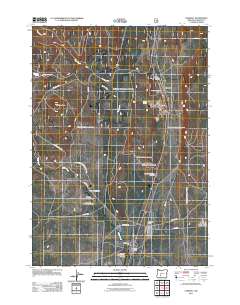 Chemult 2011 topographic map thumbnail