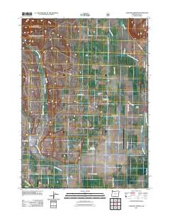 Lakeview Airport 2011 topographic map thumbnail