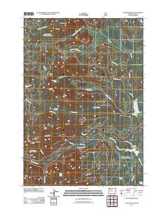 Echo Mountain 2011 topographic map thumbnail