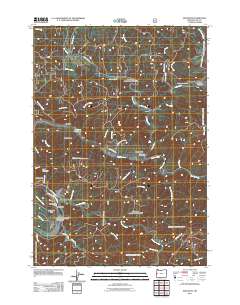 Mapleton 2011 topographic map thumbnail
