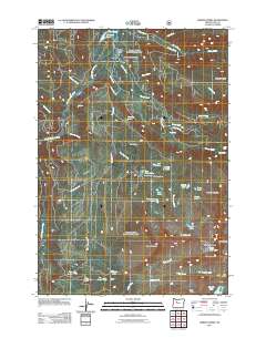 Marion Forks 2011 topographic map thumbnail