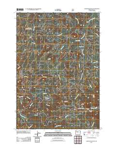 Harter Mountain 2011 topographic map thumbnail