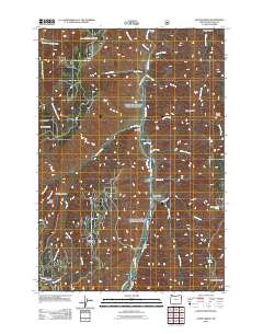 Jaynes Ridge 2011 topographic map thumbnail