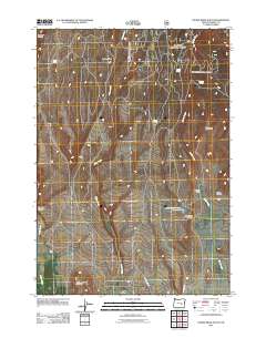 Devine Ridge South 2011 topographic map thumbnail