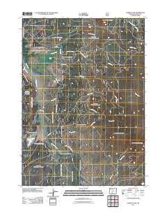 Gordon Lake 2011 topographic map thumbnail