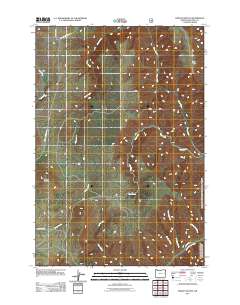 Findley Buttes 2011 topographic map thumbnail