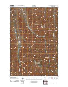 Fingerboard Saddle 2011 topographic map thumbnail