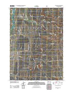 Finley Butte 2011 topographic map thumbnail