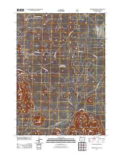Firestone Butte 2011 topographic map thumbnail