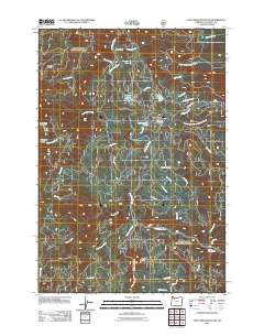 Fish Creek Mountain 2011 topographic map thumbnail