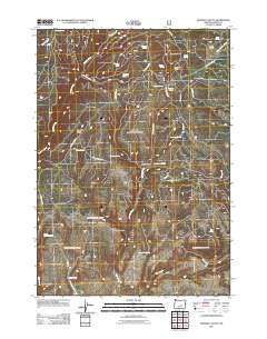 Donnelly Butte 2011 topographic map thumbnail