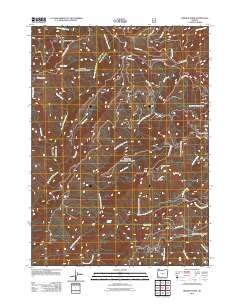 Hobson Horn 2011 topographic map thumbnail