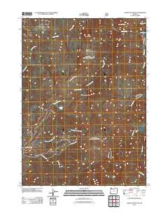 Horse Sign Butte 2011 topographic map thumbnail