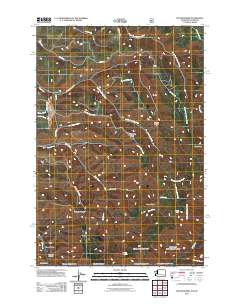 Kooskooskie 2011 topographic map thumbnail