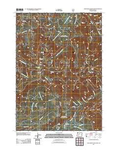 Groundhog Mountain 2011 topographic map thumbnail