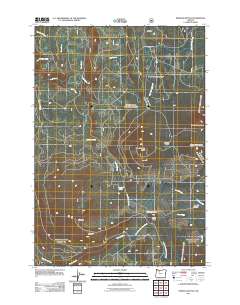 Pinhead Buttes 2011 topographic map thumbnail