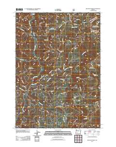 Reynolds Ridge 2011 topographic map thumbnail