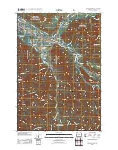Rhododendron 2011 topographic map thumbnail