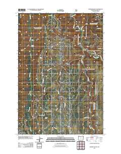 Roberts Butte 2011 topographic map thumbnail
