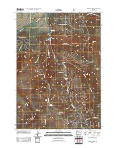 Roberts Creek 2011 topographic map thumbnail