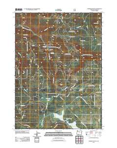Robinson Butte 2011 topographic map thumbnail