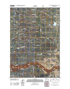 Rock Creek Reservoir 2011 topographic map thumbnail