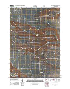 Metolius Bench 2011 topographic map thumbnail