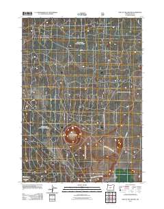 Hole In The Ground 2011 topographic map thumbnail