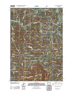 Marys Peak 2011 topographic map thumbnail